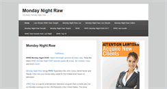 Desktop Screenshot of monday-night-raw.com