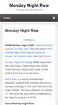 Mobile Screenshot of monday-night-raw.com